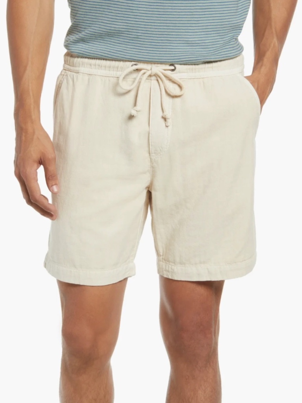 Marine Layer Saturday Beach Cotton Drawstring Shorts size small